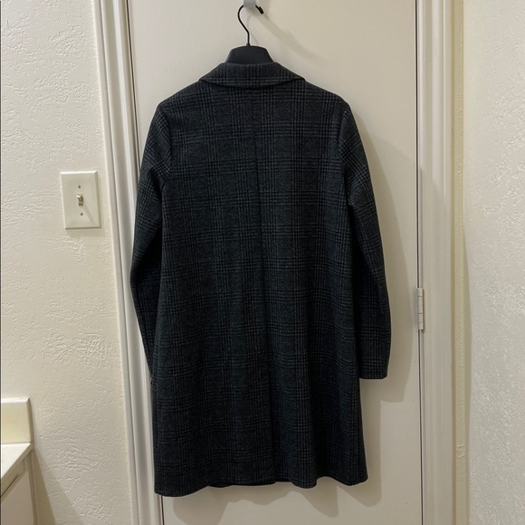 Women's Black Plaid Blazer - Picture 4 of 4